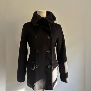 Mackage Black Wool Coat XS/TP – EUC